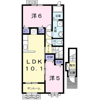 コッティ　眞馬 202【管理NO：1-019563301-02020】 ★家具家電は申し込み後に搬入しますの外観画像