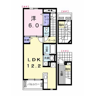 ヴァルト 302【管理NO：1-018749201-03020】 ★家具家電は申し込み後に搬入します★の外観画像