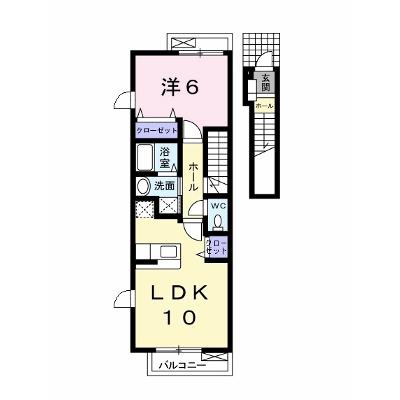 ジュネスユキα 204【管理NO：1-017192401-02040】 ★家具家電は申し込み後に搬入しますの外観画像