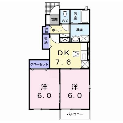 プラシードβ 101【管理NO：1-015052802-01010】 ★家具家電は申し込み後に搬入します★ ★2026年10月下旬入居可能★の外観画像