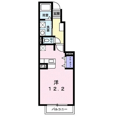 グラツィオーソ 102【管理NO：1-013800801-01020】 ★家具家電は申し込み後に搬入します★の外観画像