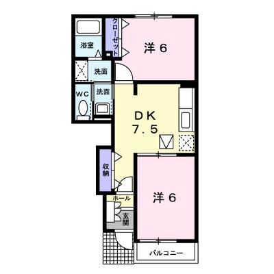 ラフレシールスクエアＡ 102【管理NO：1-012667901-01020】 ★家具家電は申し込み後に搬入しますの外観画像