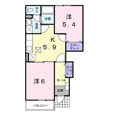 エヴァーグリーン 103【管理NO：1-012492401-01030】 2026年07月中旬入居可能の外観画像