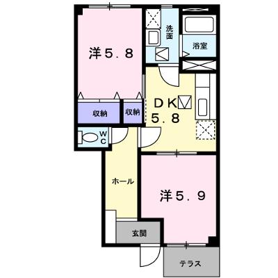 サンハイム・タニムラ 103【管理NO：1-007790101-01030】 ★家具家電は申し込み後に搬入しますの外観画像