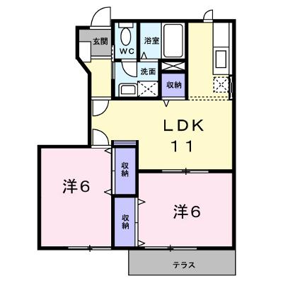 リバーサイド門Ａ 101【管理NO：1-007261201-01010】の物件写真1