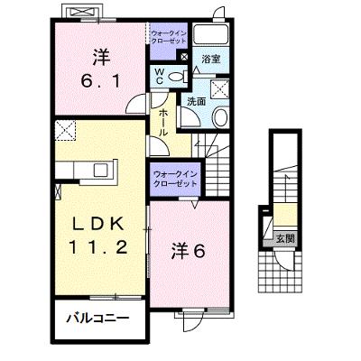 セイバリーイーグルＴＷＯ 202【管理NO：1-021254701-02020】 ★家具家電は申し込み後に搬入しますの外観画像