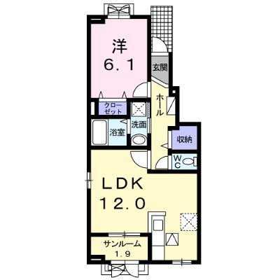 サニーハウス　Ｋ 102【管理NO：1-019895501-01020】 2026年06月下旬入居可能の外観画像