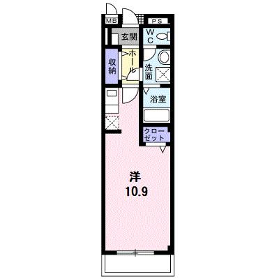メゾンノワール 203【管理NO：1-019341001-02030】 ★家具家電は申し込み後に搬入します★ ★2026年11月上旬入居可能★の外観画像