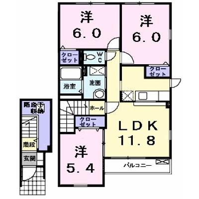 アパルトマングランドールＡ 203【管理NO：1-014571301-02030】 2026年07月上旬入居可能の外観画像