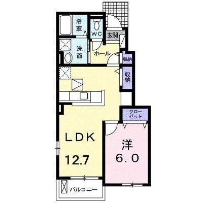 ボニータ・Ｃ 104【管理NO：1-023384403-01040】 ★家具家電は申し込み後に搬入します★ ★2026年12月中旬入居可能★の外観画像