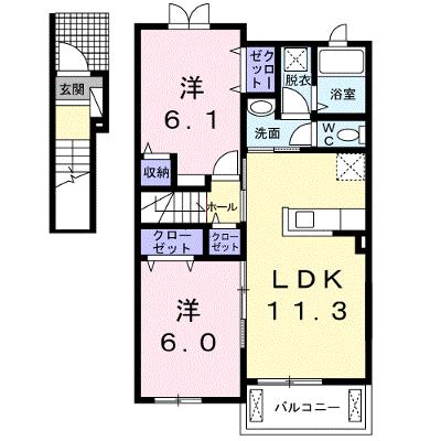 ボニータ・Ａ 202【管理NO：1-023384401-02020】 ★家具家電は申し込み後に搬入しますの外観画像