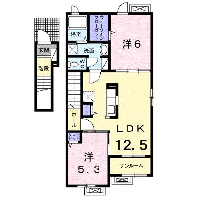 ソラーナＢ 201【管理NO：1-022277102-02010】 2026年07月中旬入居可能の外観画像