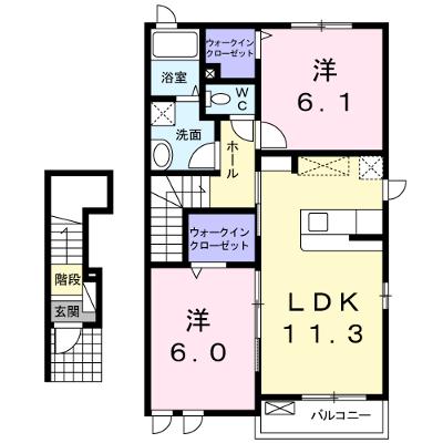 ジェルメＳＡＫＡＩＷＥＳＴ 205【管理NO：1-016810301-02050】 ★家具家電は申し込み後に搬入します★ ★2026年11月下旬入居可能★の外観画像