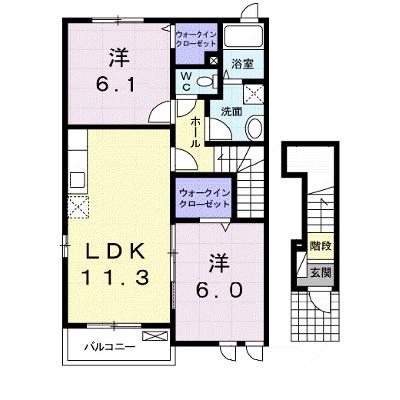 エアリー　コートⅡ 201【管理NO：1-015967202-02010】 ★家具家電は申し込み後に搬入します★の外観画像