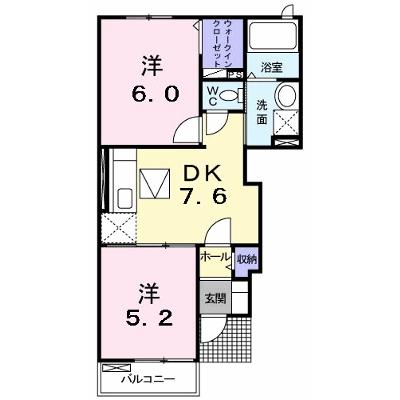 メディウム・マレⅡ 102【管理NO：1-015418802-01020】 ★家具家電は申し込み後に搬入します 2026年07月下旬入居可能の外観画像