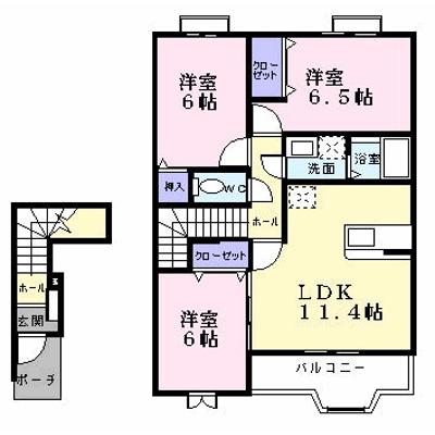 ヴェルタウンＢ 203【管理NO：1-012763902-02030】 ★家具家電は申し込み後に搬入します★ ★2026年11月下旬入居可能★の外観画像