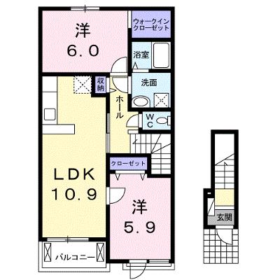 ラ　カーサ　フェリーチェ 202【管理NO：1-019308701-02020】 2026年09月中旬入居可能の外観画像