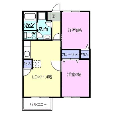 エルデムＺＥＮ　Ａ 203【管理NO：1-007197601-02030】の外観画像