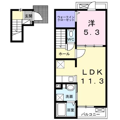 ライズ・トミヤ 203【管理NO：1-027744301-02030】 ★家具家電は申し込み後に搬入します★ ★2026年08月下旬入居可能★の外観画像