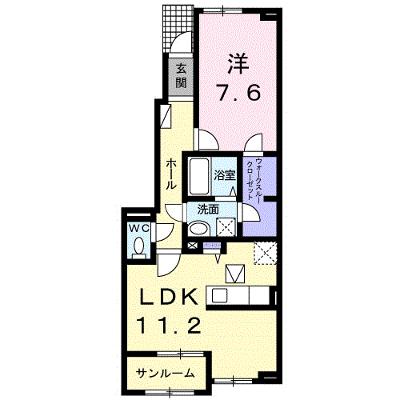 エーデルシュタイン 103【管理NO：1-025371901-01030】 ★家具家電は申し込み後に搬入しますの外観画像