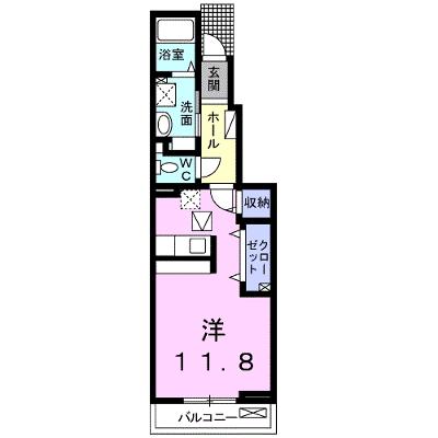 ベルサピーⅤ 102【管理NO：1-023817601-01020】 ★家具家電は申し込み後に搬入します★の外観画像