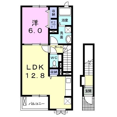 ベルアージュ　Ⅱ 202【管理NO：1-021022502-02020】 ★家具家電は申し込み後に搬入しますの外観画像