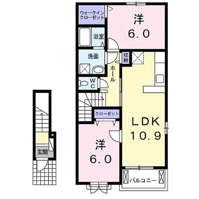 Ｓｍｉｔｈ　ＫＡＮＡ 204【管理NO：1-020575901-02040】 ★家具家電は申し込み後に搬入します★の外観画像