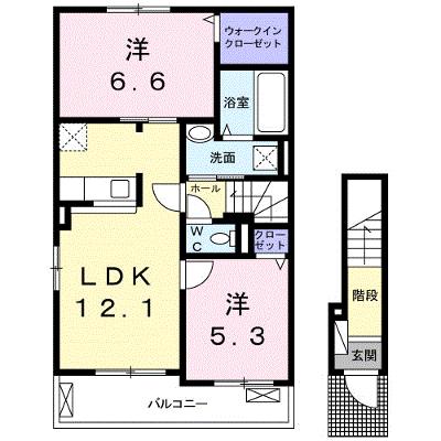 カーサ　ステッラⅣ 201【管理NO：1-026339301-02010】 2026年07月中旬入居可能の外観画像