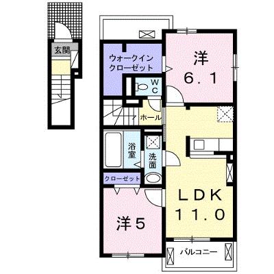 ポライトリーエイト 201【管理NO：1-024859901-02010】 ★家具家電は申し込み後に搬入します 2026年11月中旬入居可能の外観画像