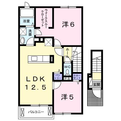 イーストヴィラ　アイ 202【管理NO：1-023838201-02020】 ★家具家電は申し込み後に搬入します★の外観画像