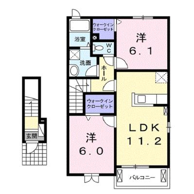 エクセレントⅡ 203【管理NO：1-023195602-02030】 ★家具家電は申し込み後に搬入します★の外観画像