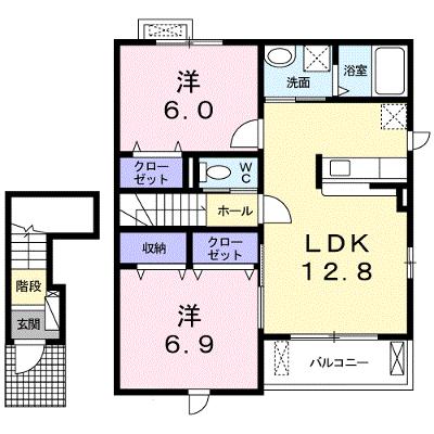 トゥー・ル・モンドⅡ 203【管理NO：1-021221402-02030】 ★家具家電は申し込み後に搬入します★の外観画像