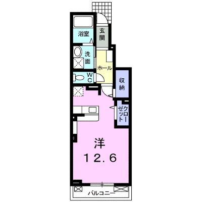 エヌエスハイム　Ａ 103【管理NO：1-018993801-01030】 ★家具家電は申し込み後に搬入します★の外観画像