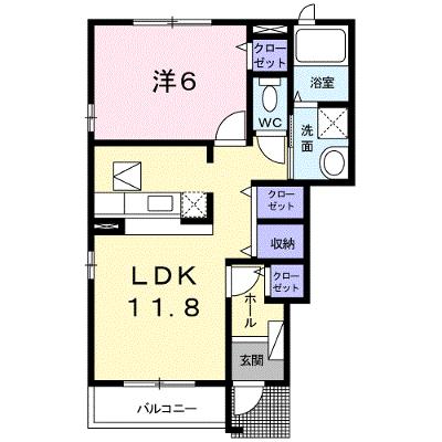 ハーモニー　メグ　Ｂ 101【管理NO：1-017826001-01010】 ★家具家電は申し込み後に搬入します★の外観画像