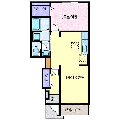 グランジェ中里 103【管理NO：1-017184701-01030】 ★家具家電は申し込み後に搬入します★ ★2026年12月上旬入居可能★の外観画像