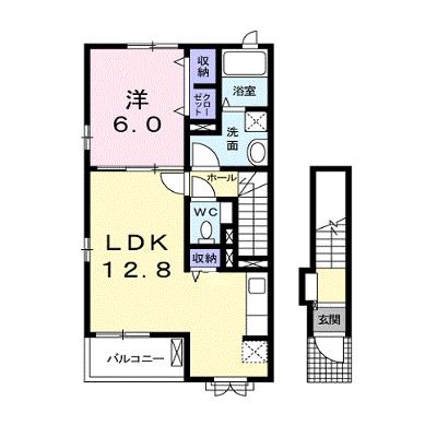 アントレッド 201【管理NO：1-016616501-02010】 ★家具家電は申し込み後に搬入しますの外観画像