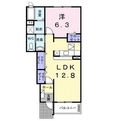 フレスクーラⅢ 102【管理NO：1-015069203-01020】 ★家具家電は申し込み後に搬入しますの外観画像