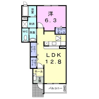 プラシード福浦　Ｄ 102【管理NO：1-014993304-01020】 ★家具家電は申し込み後に搬入します 2026年07月中旬入居可能の外観画像