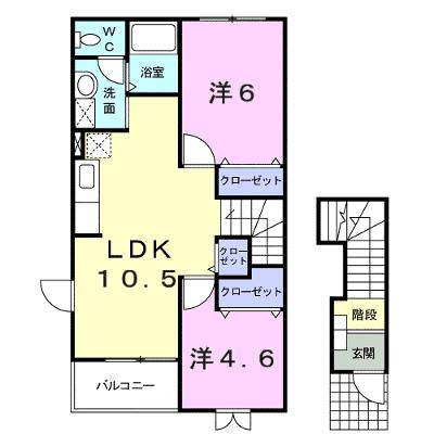 ノヴェル　Ｂ 201【管理NO：1-010705602-02010】 ★家具家電は申し込み後に搬入しますの外観画像
