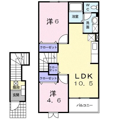 日向ハイツ 202【管理NO：1-010368201-02020】 ★家具家電は申し込み後に搬入しますの外観画像