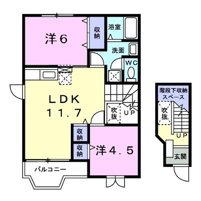 シュベリュール 201【管理NO：1-007781601-02010】 ★家具家電は申し込み後に搬入しますの外観画像