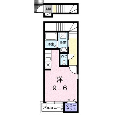 メゾン・ソレイユ 201【管理NO：1-026943301-02010】 ★家具家電は申し込み後に搬入しますの外観画像