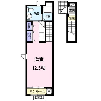 カーサ・コローナ 204【管理NO：1-019708701-02040】 ★家具家電は申し込み後に搬入します★の外観画像