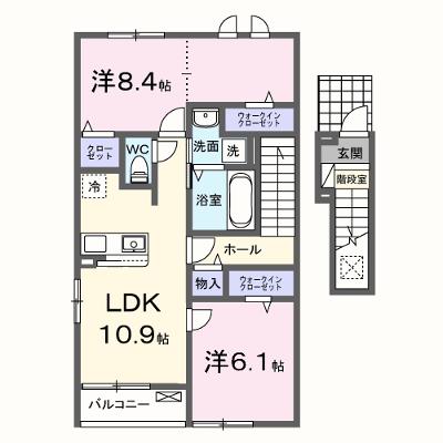 シエルグランデ 204【管理NO：1-028525901-02040】 ★家具家電は申し込み後に搬入します★ ★2026年10月上旬入居可能★の外観画像