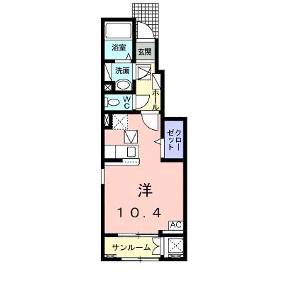 サニー　サイド 104【管理NO：1-026327501-01040】 ★家具家電は申し込み後に搬入します★の外観画像