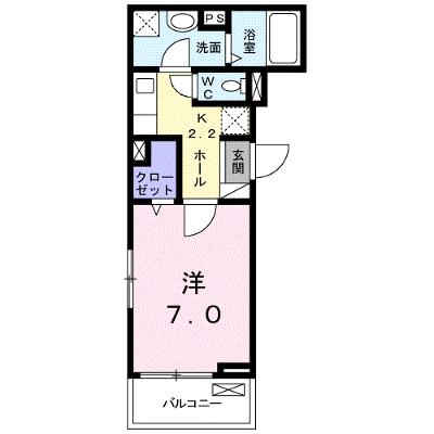 ヴィラ柏木Ⅱ 201【管理NO：1-025465402-02010】の外観画像