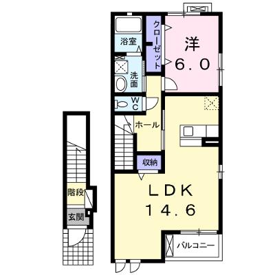 ヒルズソレイユ 203【管理NO：1-023053701-02030】 ★家具家電は申し込み後に搬入します 2026年07月中旬入居可能の外観画像