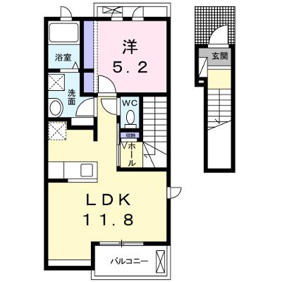 Ｂｅｌｌｅｄ水の森 201【管理NO：1-021645201-02010】 ★家具家電は申し込み後に搬入します★の外観画像