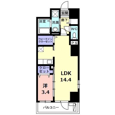 榴ヶ岡ＹＳコート 201【管理NO：1-020409301-02010】 ★家具家電は申し込み後に搬入しますの外観画像