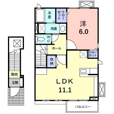 アバンツァートⅡ 204【管理NO：1-016120901-02040】 ★家具家電は申し込み後に搬入します★の外観画像